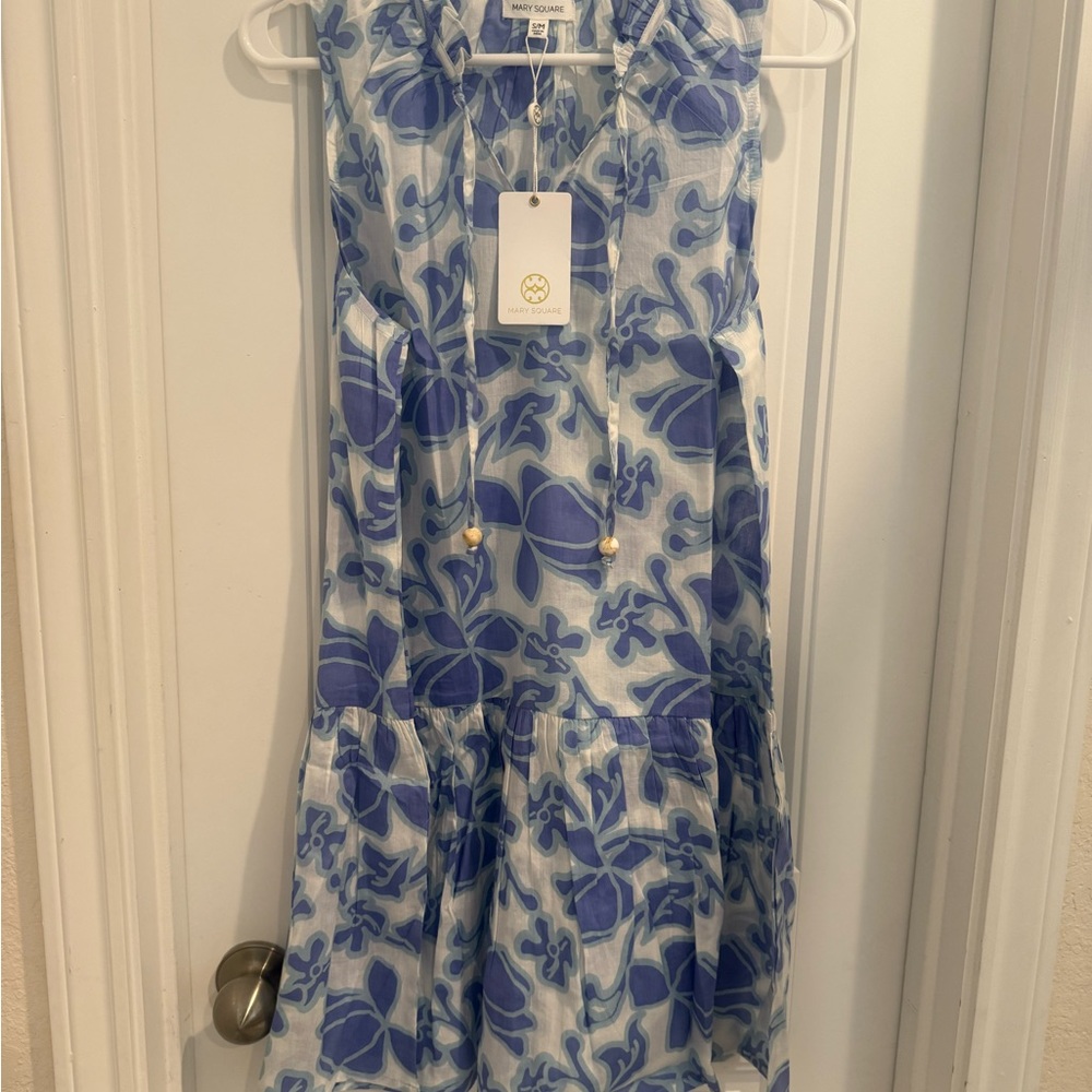 Mary Square Beach Breeze Dress/Coverup